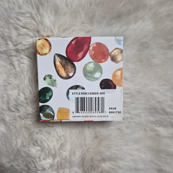 Swarovski Round Watch Head Face Gold Craft DIY Watch Jewelry Gift Stocking Stuff - Picture 4 of 9